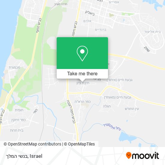 בנשי המלך map