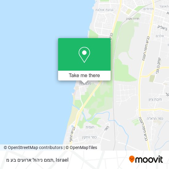 תמם ניהול ארועים בע מ map