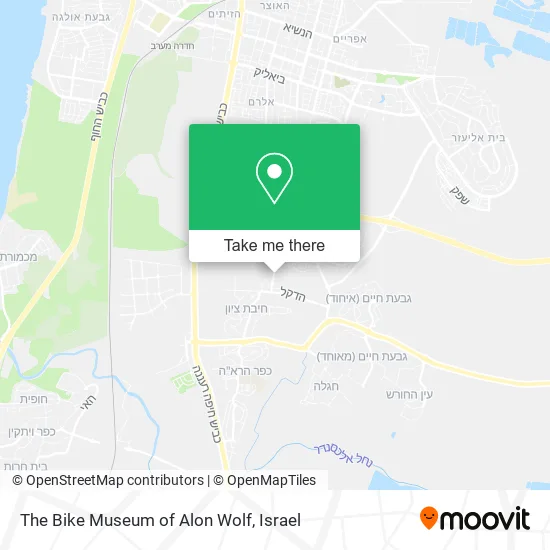 Карта The Bike Museum of Alon Wolf