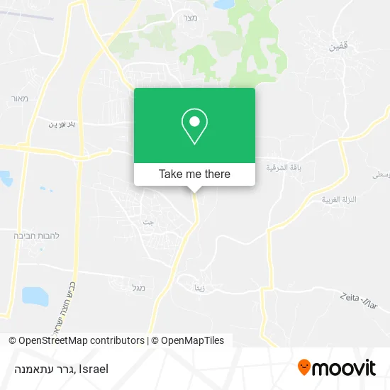 Карта גרר עתאמנה