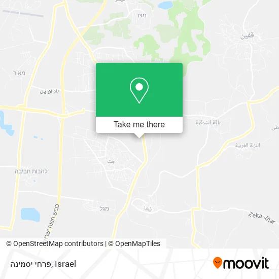 Карта פרחי יסמינה