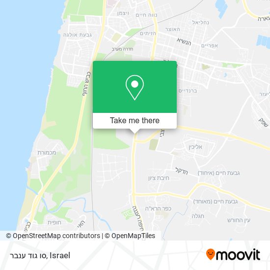 סו גוד ענבר map