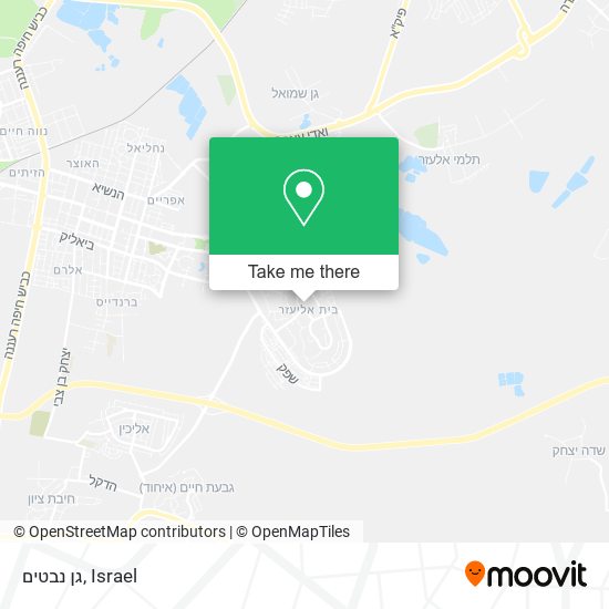 גן נבטים map