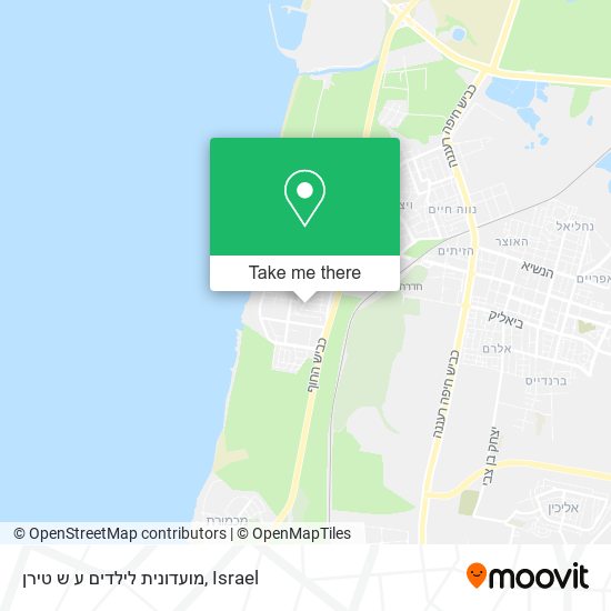 מועדונית לילדים ע ש טירן map