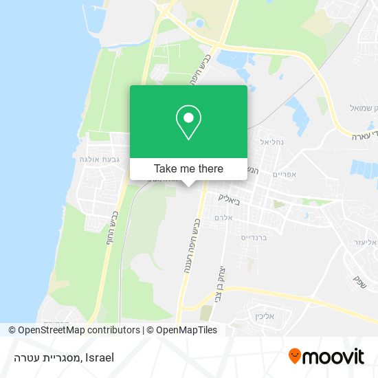 מסגריית עטרה map