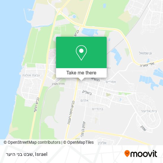 Карта שבט בני היער