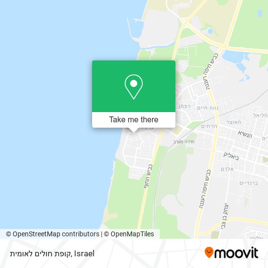 קופת חולים לאומית map