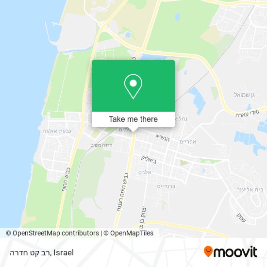 רב קט חדרה map