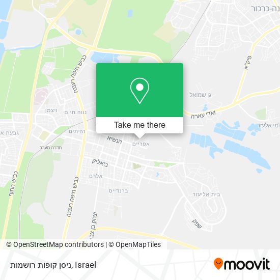 ניסן קופות רושמות map