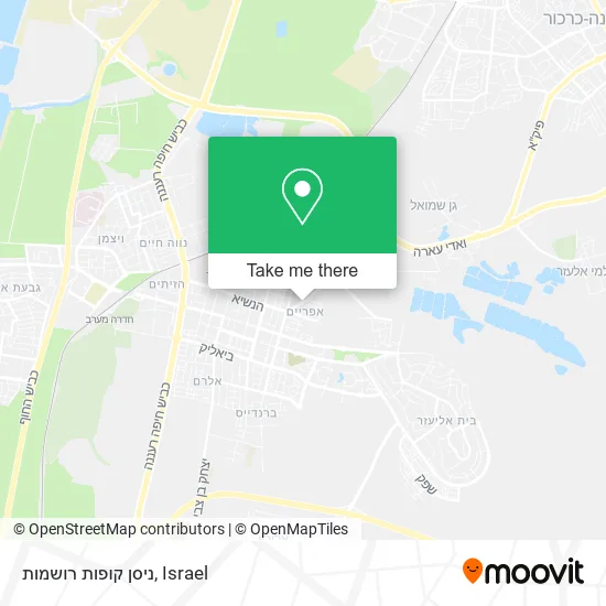 Карта ניסן קופות רושמות