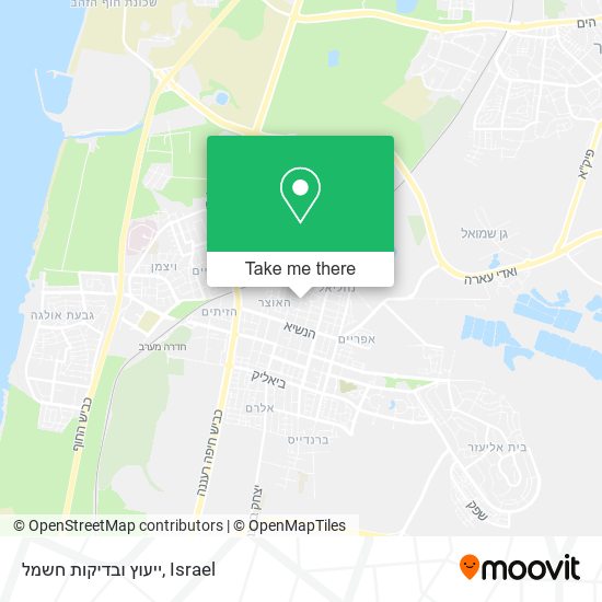ייעוץ ובדיקות חשמל map