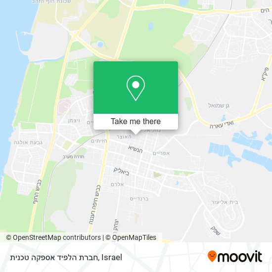 Карта חברת הלפיד אספקה טכנית