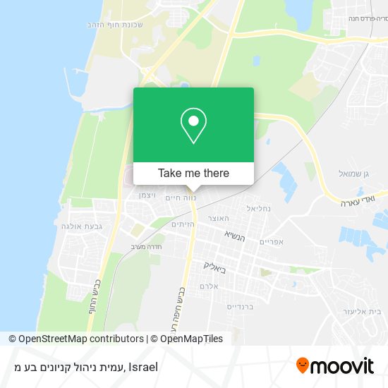 עמית ניהול קניונים בע מ map