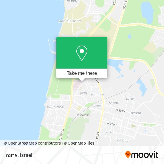 ארונה map