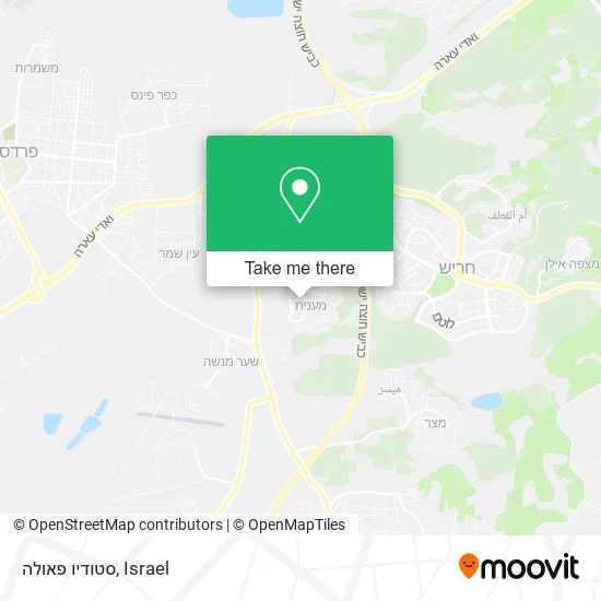 Карта סטודיו פאולה