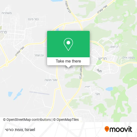 Карта צומת כורסי