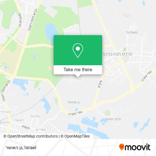 גן האושר map