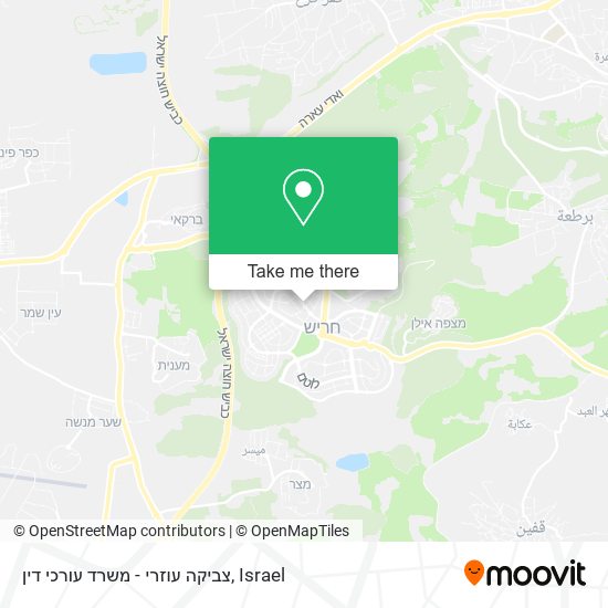 צביקה עוזרי - משרד עורכי דין map