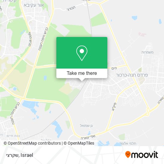 שקרצי map