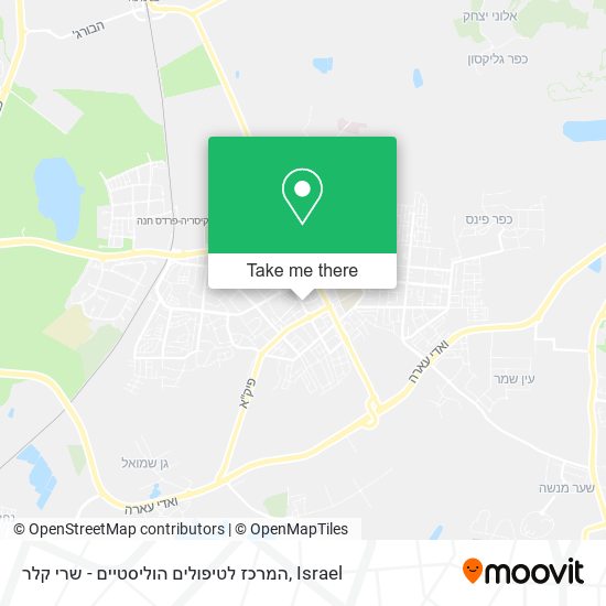 המרכז לטיפולים הוליסטיים - שרי קלר map