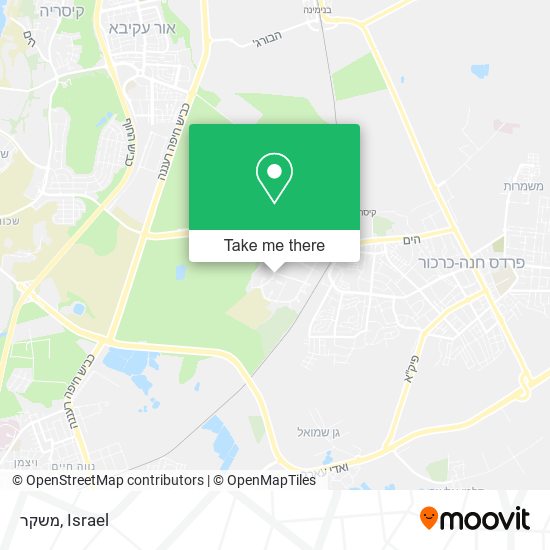 משקר map