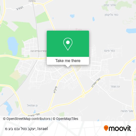 יעקב נטל ובנו בע מ map