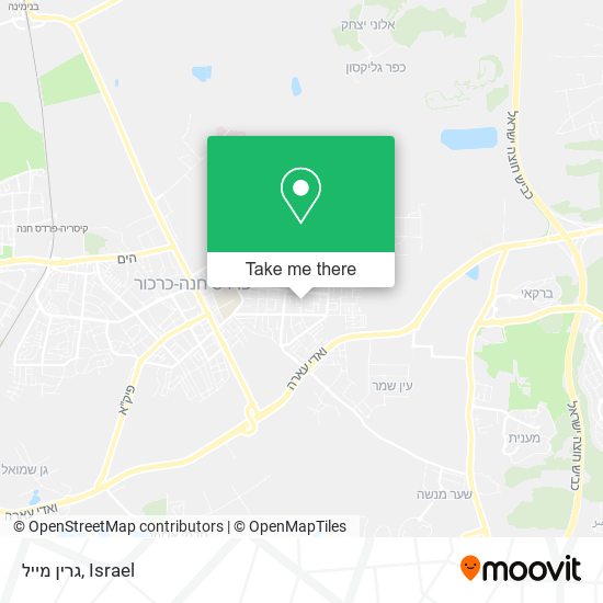 Карта גרין מייל