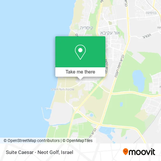 Карта Suite Caesar - Neot Golf