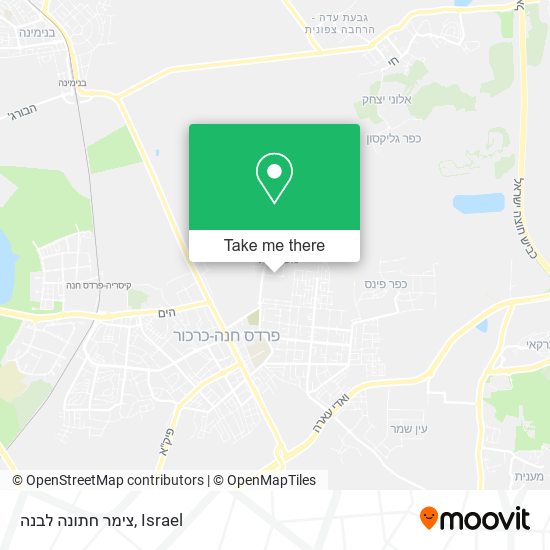 צימר חתונה לבנה map