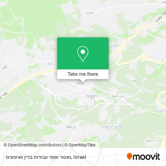 נאטור ווספי עבודות בניין ושיפוצים map