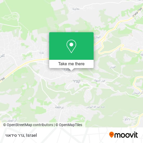 גרר סידאווי map