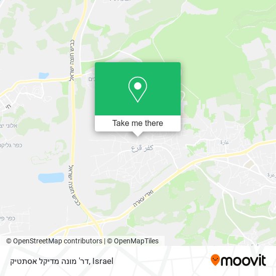 דר' מונה מדיקל אסתטיק map