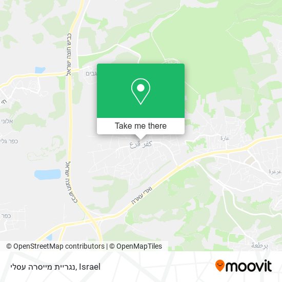 נגריית מייסרה עסלי map