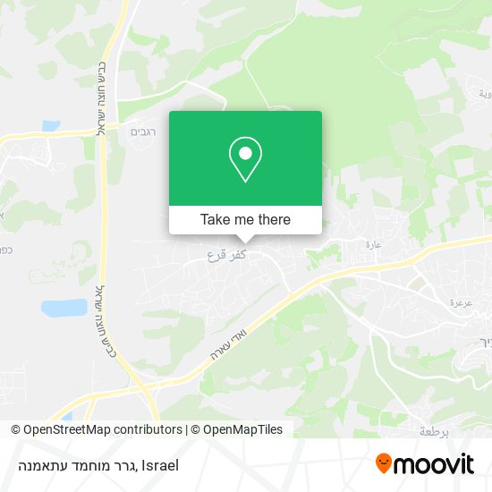 גרר מוחמד עתאמנה map