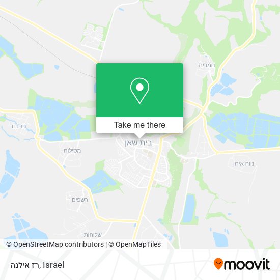 רז אילנה map