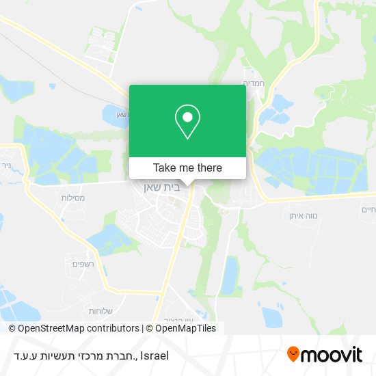 חברת מרכזי תעשיות ע.ע.ד. map