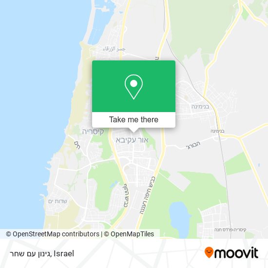 גינון עם שחר map