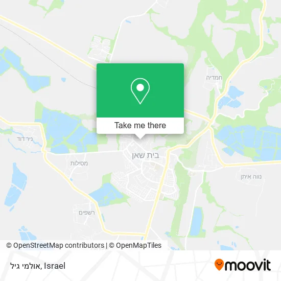 Карта אולמי גיל