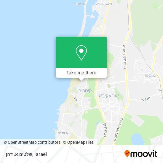 שלטים א. דהן map