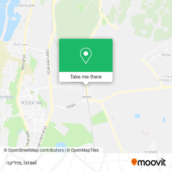 מזליקה map