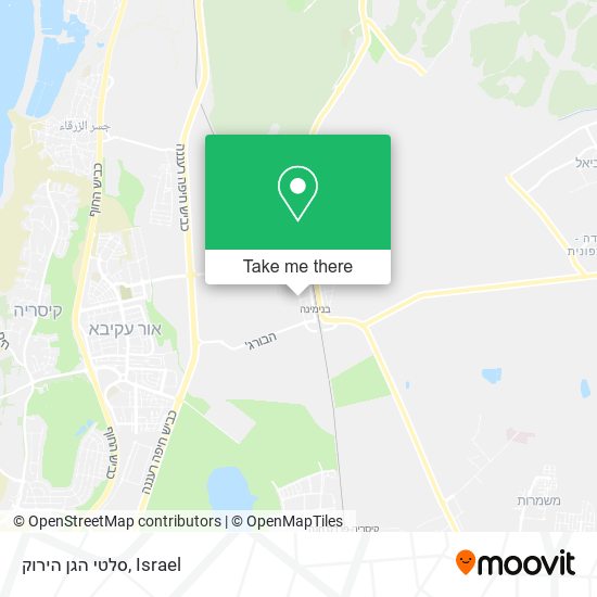 סלטי הגן הירוק map