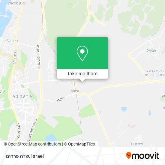 שדה פרחים map
