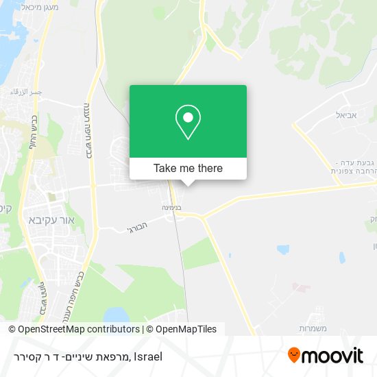 מרפאת שיניים- ד ר קסירר map