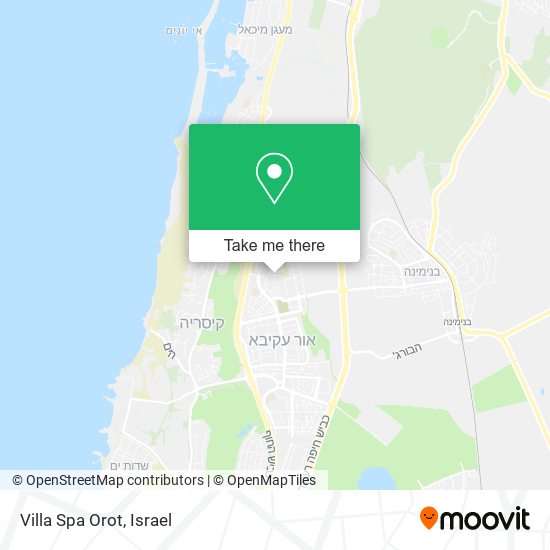 Villa Spa Orot map