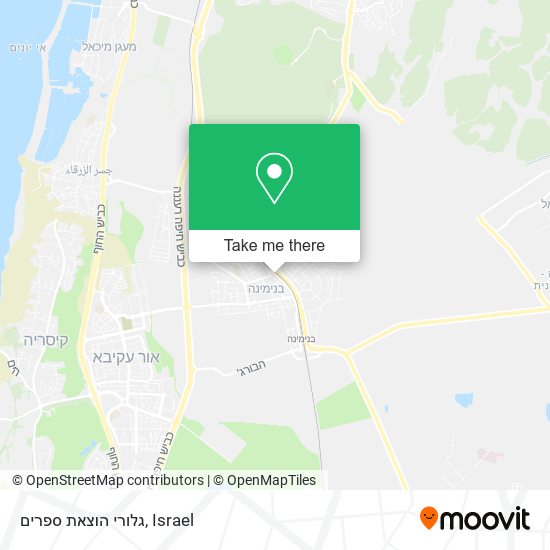 גלורי הוצאת ספרים map