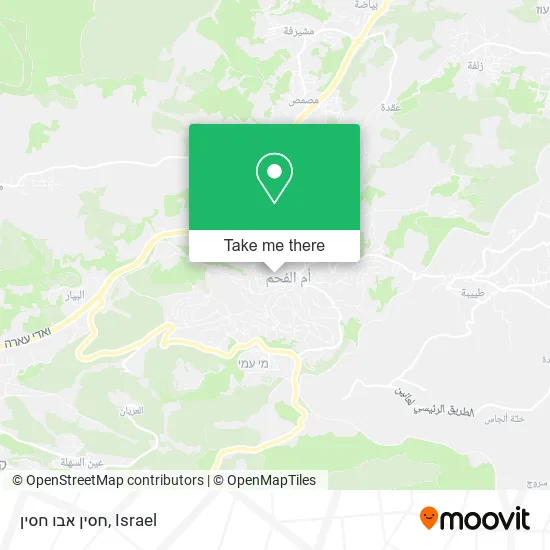 Карта חסין אבו חסין