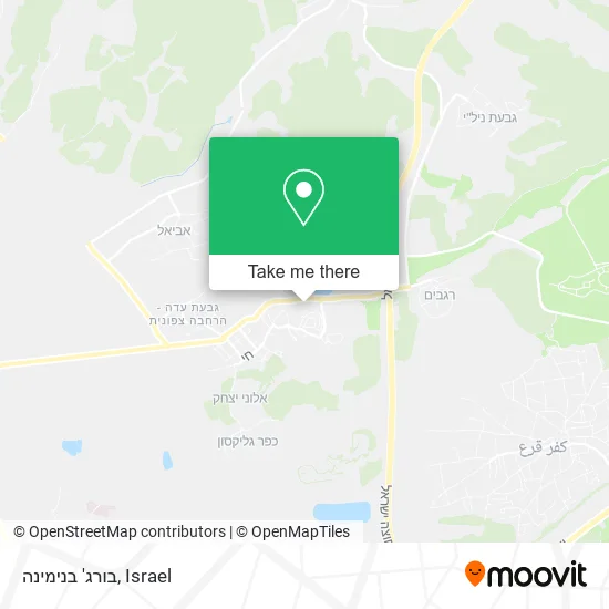 Карта בורג' בנימינה