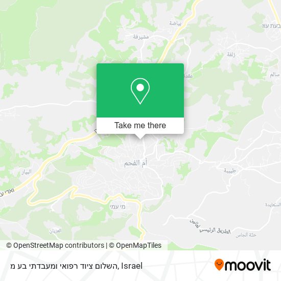 השלום ציוד רפואי ומעבדתי בע מ map