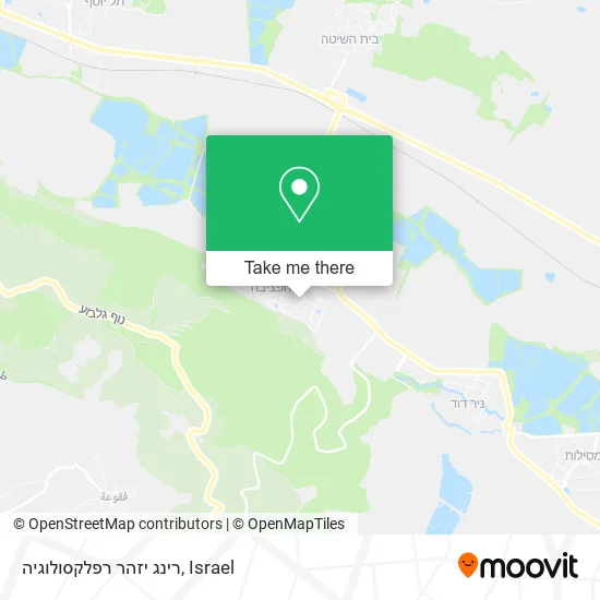 Карта רינג יזהר רפלקסולוגיה
