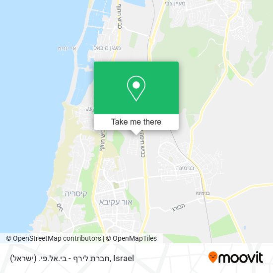 חברת לירף - בי.אל.פי. (ישראל) map